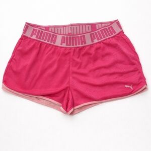 Puma Women's Vibrant Pink Athletic Shorts
